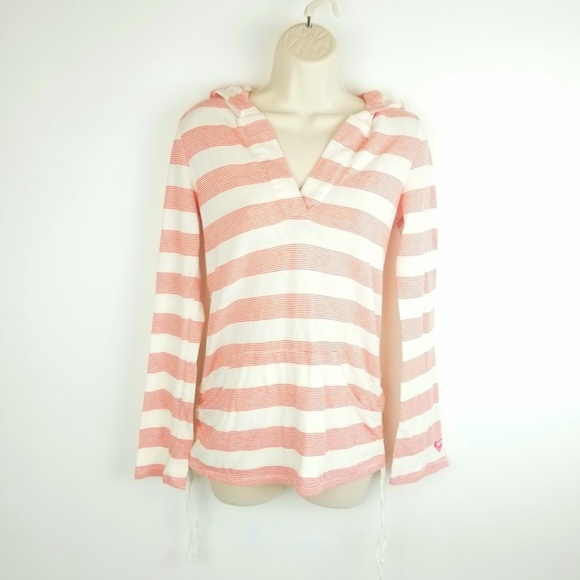 Roxy Tops - Womens Roxy Hoodie Pullover Top Size M Long Sleeve